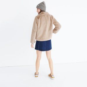 Madewell Shruken Faux Fur Coat